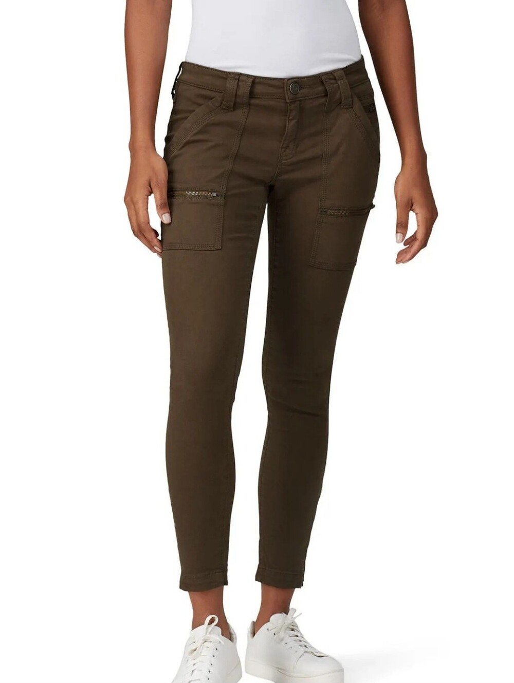 JOIE Park Skinny Jeans/ Utility Pant In Color Storm/brown Size 27